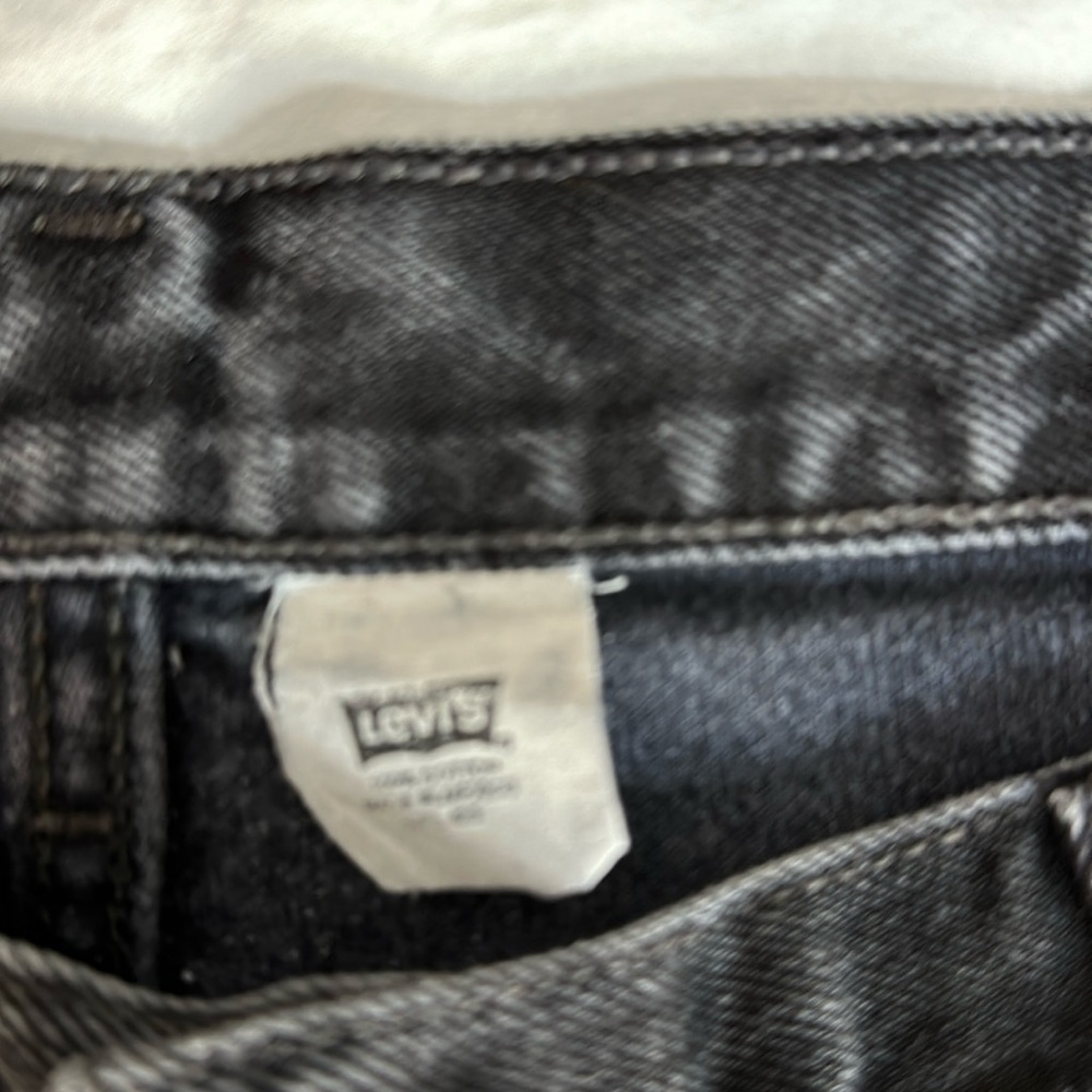 Levi’s 501 Black Washed Denim Jeans, 40x34 - Picture 8 of 8